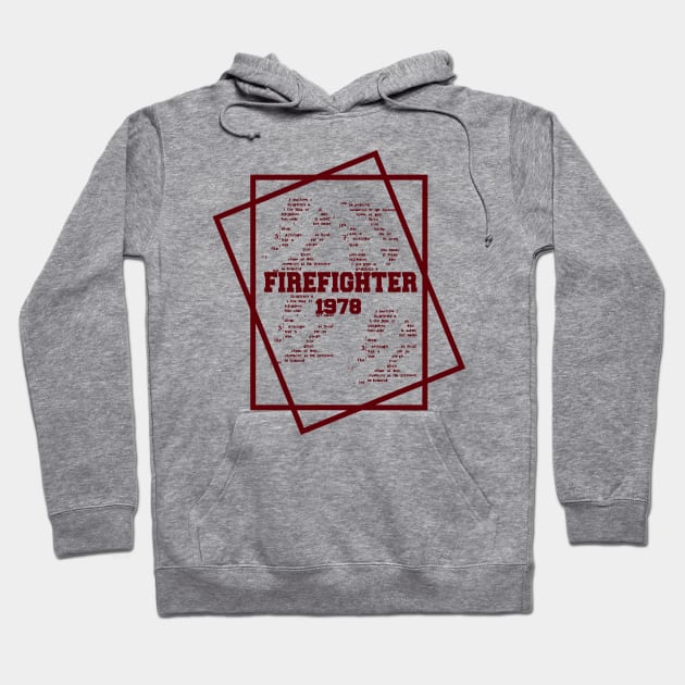 T-SHIRT FIREFIGHTER Hoodie by VICTFIRE